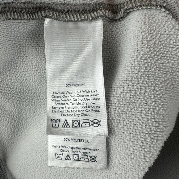 Eddie Bauer SweatShirt Mens XL Gray Long Sleeve Logo FLAW Burn Mark on Front - Picture 6 of 9